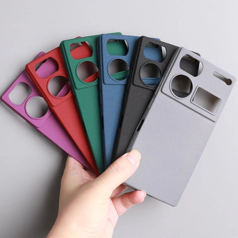 Para ZTE Nubia Z70S Z70 Z60S Z60 Ultra Pro Funda arena mate silicona suave TPU protección completa Protector de cámara Funda de teléfono - imagen 2