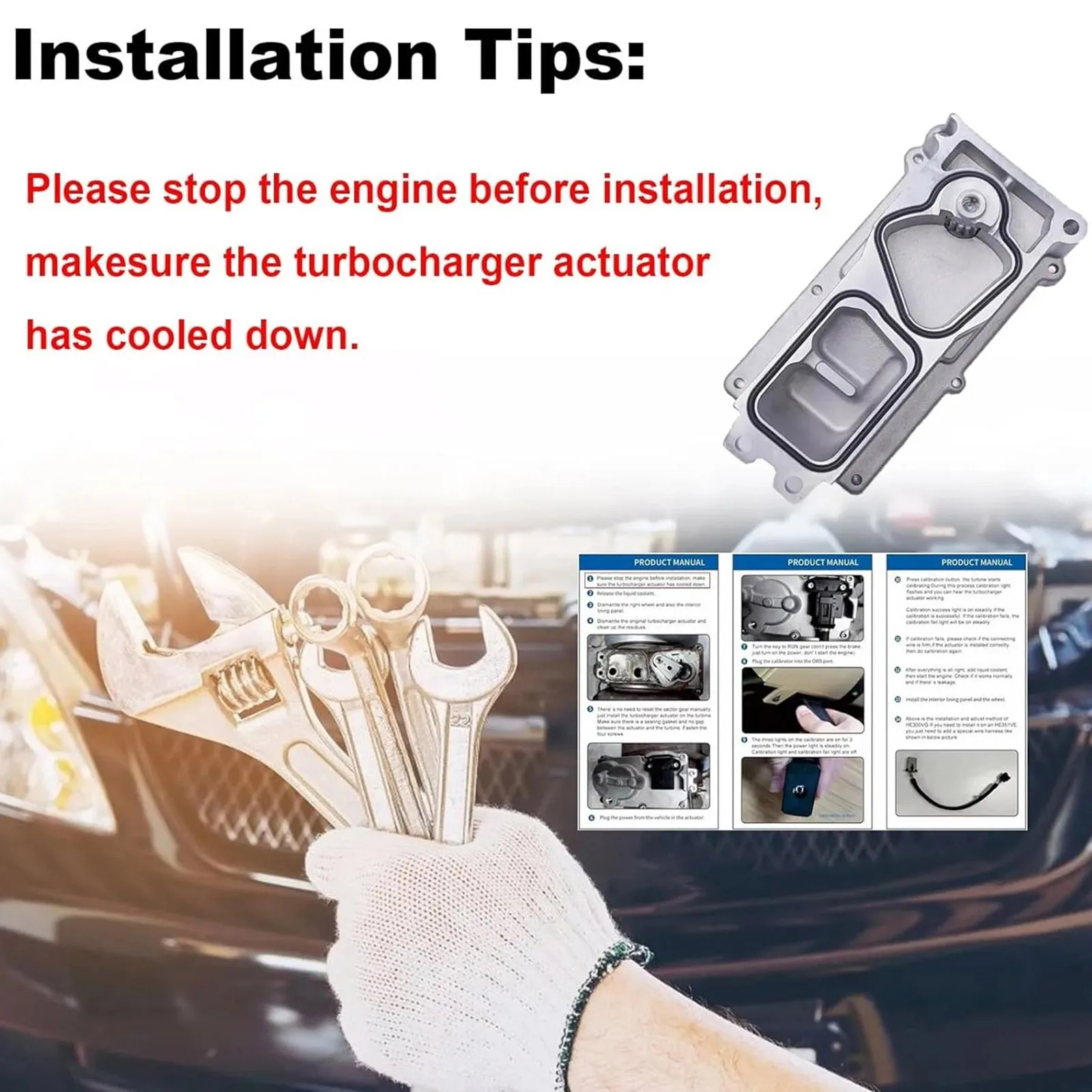 Juego de Turbo actuador 68445522AA, repuesto para Ram 2500, 3500, 4500, 5500, 6,7l, L6, Turbo - Diesel 2013-2018, accesorios para coche, 1 Juego - imagen 4