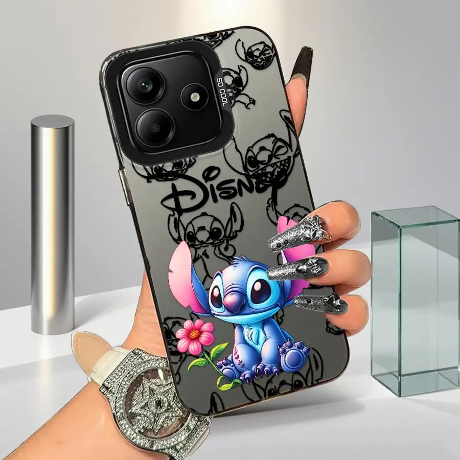 Funda suave bonita de Stitch de Disney para Xiaomi Redmi Note 12 13 14 Pro Plus 10 11 Pro 10s 11s - imagen 3