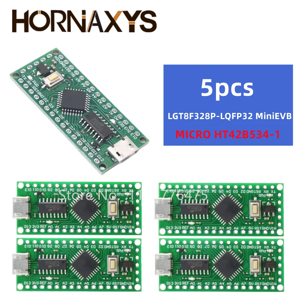 LGT8F328P-LQFP32 MiniEVB TYPE-C MICRO USB, Compatible con ATMEGA328 Nano V3.0 LGT8F328P CH340C/ HT42B534-1 SOP16 para Arduino - imagen 5