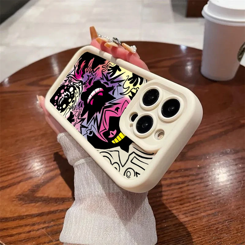 Bonita funda de teléfono Gengar Poket Monster para Motorola Moto Edge 60 50 Fusion 40 NEO E14 G85 G24 G34 G54 G84 G14 G53 G75 TPU - imagen 3