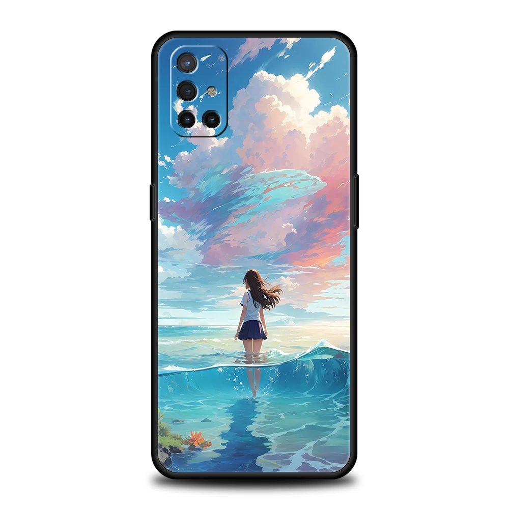 Funda de teléfono para OnePlus 13 12 11 10 9 Pro 9T 13R 12R 10R 9RT 10T 8T 8 Nord 2T CE 2 3 5G N200 N30 funda suave cielo de dibujos animados - imagen 5