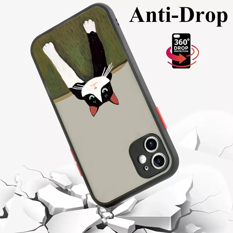 Funda de teléfono de gato de varios estilos para Samsung Galaxy S25 S23 Ultra S24 FE A16 A52 A53 A34 A32 S22 Plus A15 A13 A14 A54 A35 A55 - imagen 4