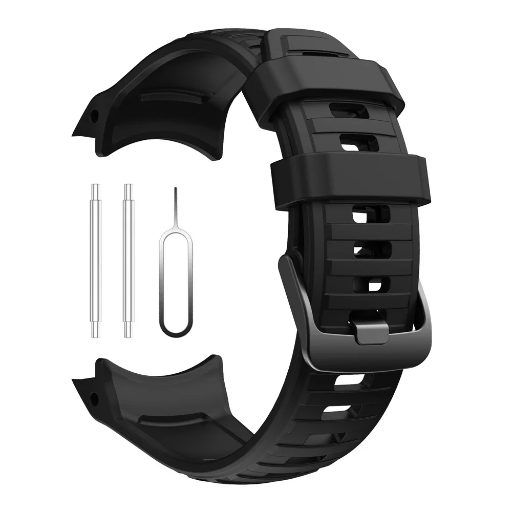 Correa de silicona sin huecos de 26mm para Garmin Instinct 2X Solar, accesorios de repuesto para correa de reloj de edición táctica - imagen 4