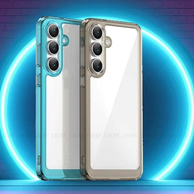 Para Samsung S25 FE funda Samsung Galaxy S25 FE Capas a prueba de golpes parachoques de teléfono marco de Color transparente transparente Samsung S25 FE - imagen 2