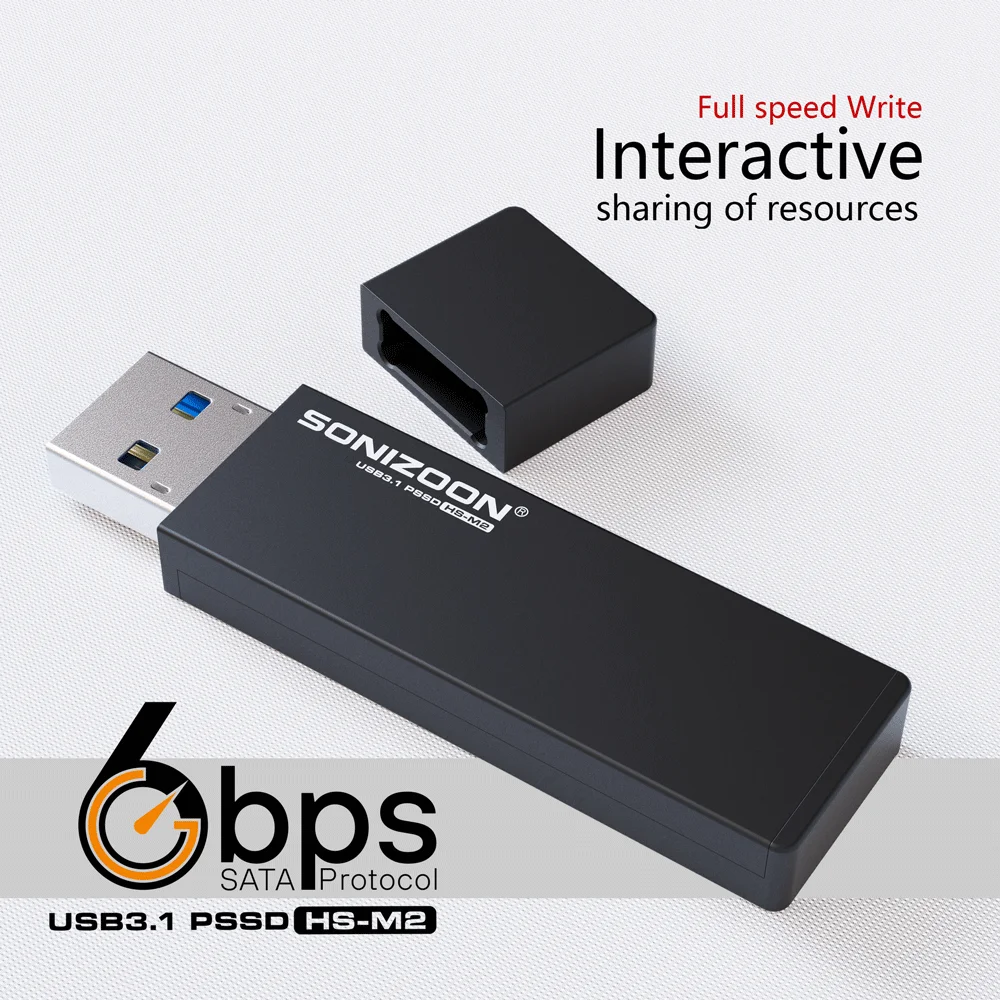 Unidad Flash USB de estado sólido portátil, Pen Drive externo de 6gbps, USB3.1, 32GB, 3,0, SLC, MSATA - imagen 5