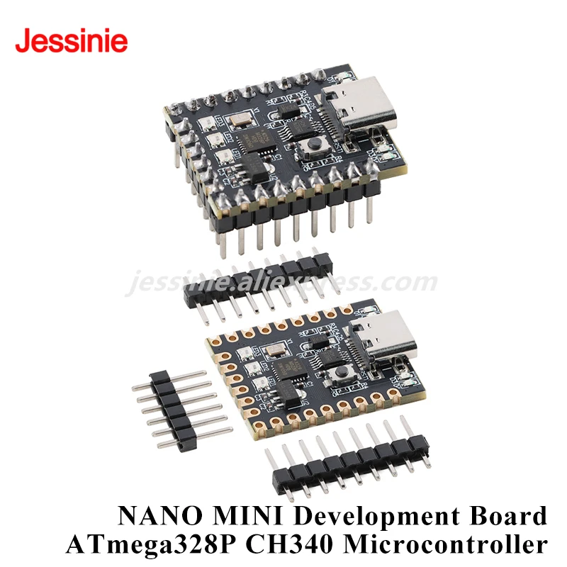 5 uds/1 unidad NANO MINI V3.0 Nano Placa de desarrollo CH340 ATmega328P módulo microcontrolador CH340 puerto serie tipo C para Arduino