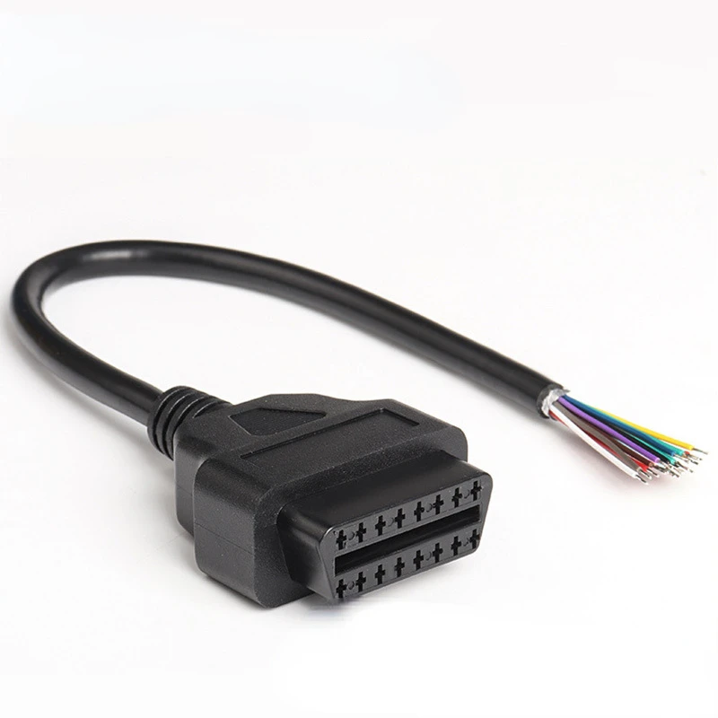 Cable de extensión OBD2 resistente al desgaste para motocicleta, Cable adaptador duradero de 6 pines a 16 pines, Cable de diagnóstico para escáner de motocicleta - imagen 3