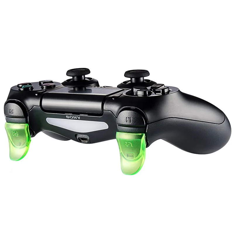 DATA FROG 1 par L2 R2 botón de disparo de extensión para PS4/PS4 Pro/PS4 controlador delgado Gamepad extensor accesorios clave - imagen 2