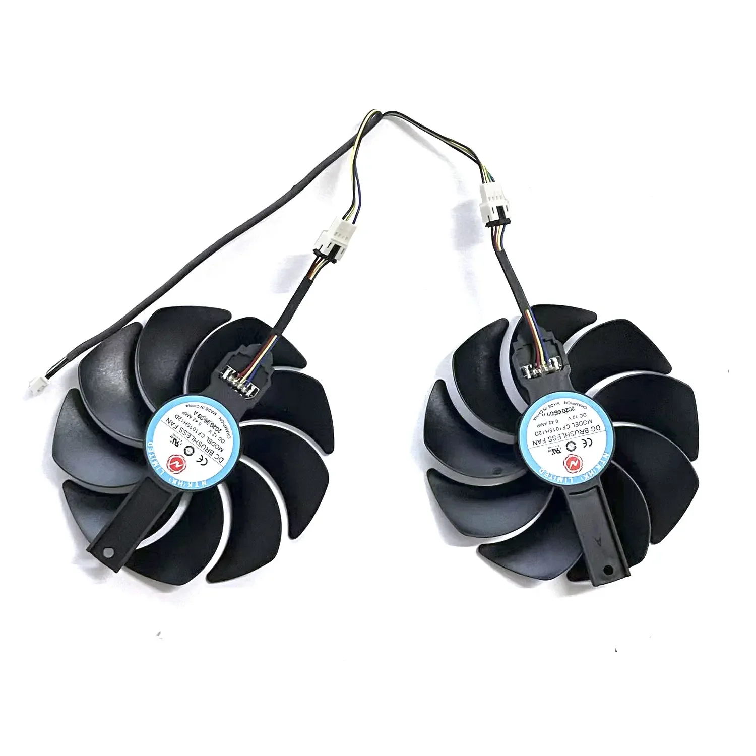 4PIN 95MM CF1015H12D DC 12V 0.45A nuevo ventilador GPU RX5600 para Sapphire RX 5600 XT 6G D6 Platinum Edition OC - imagen 3