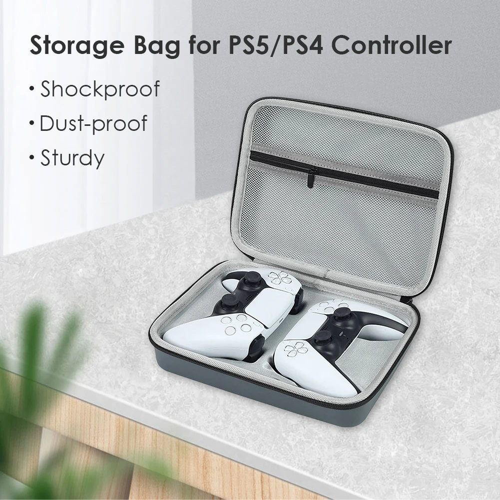 Estuche de transporte de viaje con controlador Dual de carcasa dura para PS5, PS4, Estuche portátil DualShock, accesorio para equipo electrónico - imagen 3