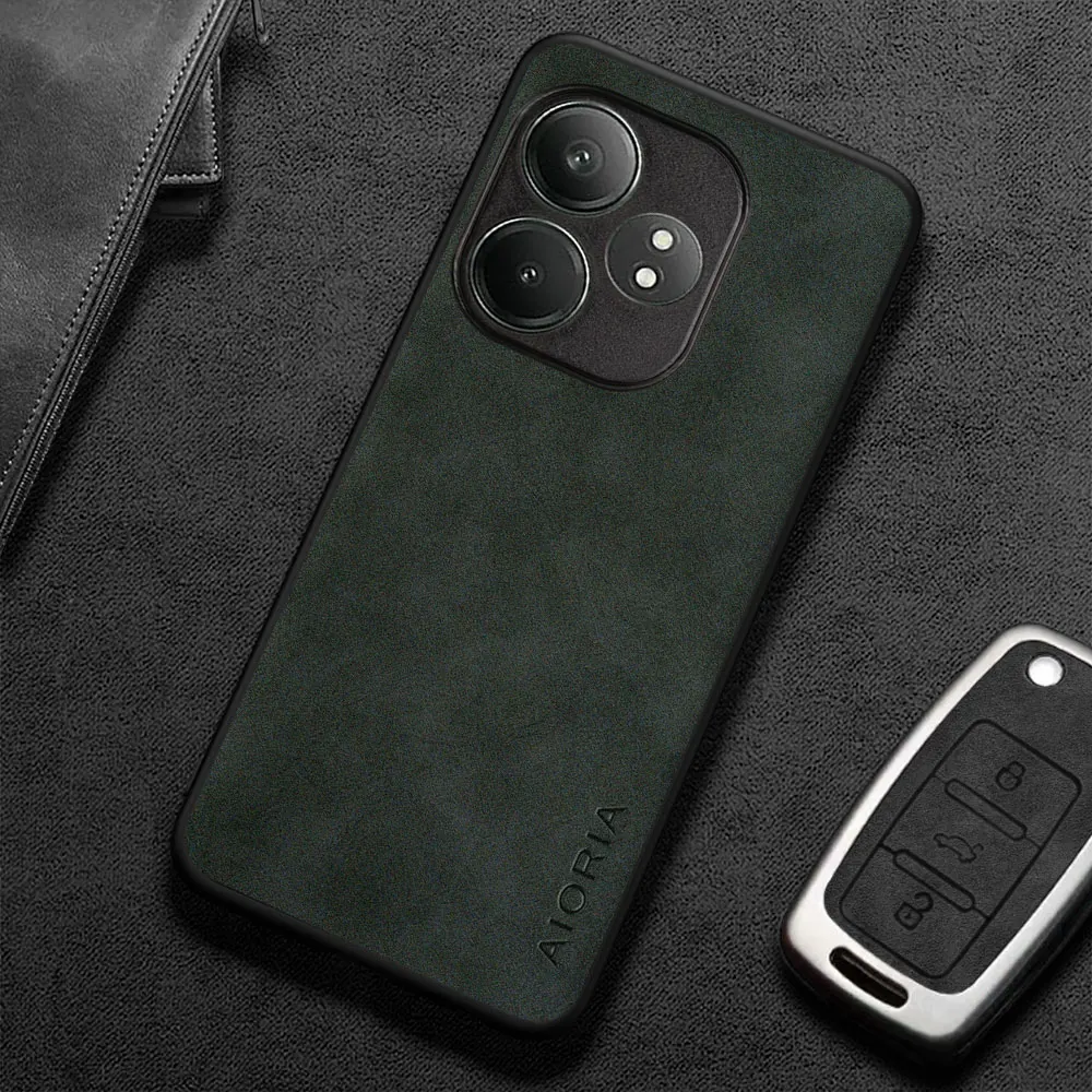 Para Realme GT Neo6 SE GT6 GT 6T funda Capa nuevo diseño estilo de negocios Premium PU Funda de cuero para teléfono coque funda - imagen 3