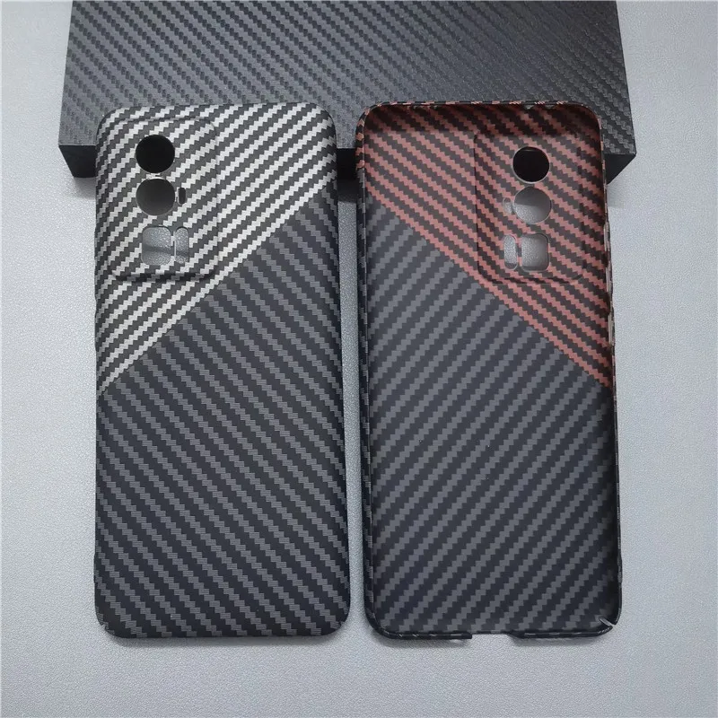 Funda trasera protectora delgada de fibra de carbono para Xiaomi POCO F5 Pro, carcasa completa para teléfono - imagen 3