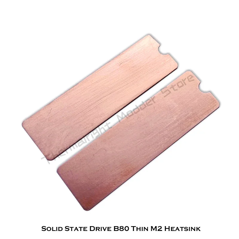 Disipador de calor M.2 SSD NVMe, disco duro de estado sólido 2280, almohadilla de enfriamiento térmico de radiador enfriador de cobre puro para PC de escritorio y portátil - imagen 5