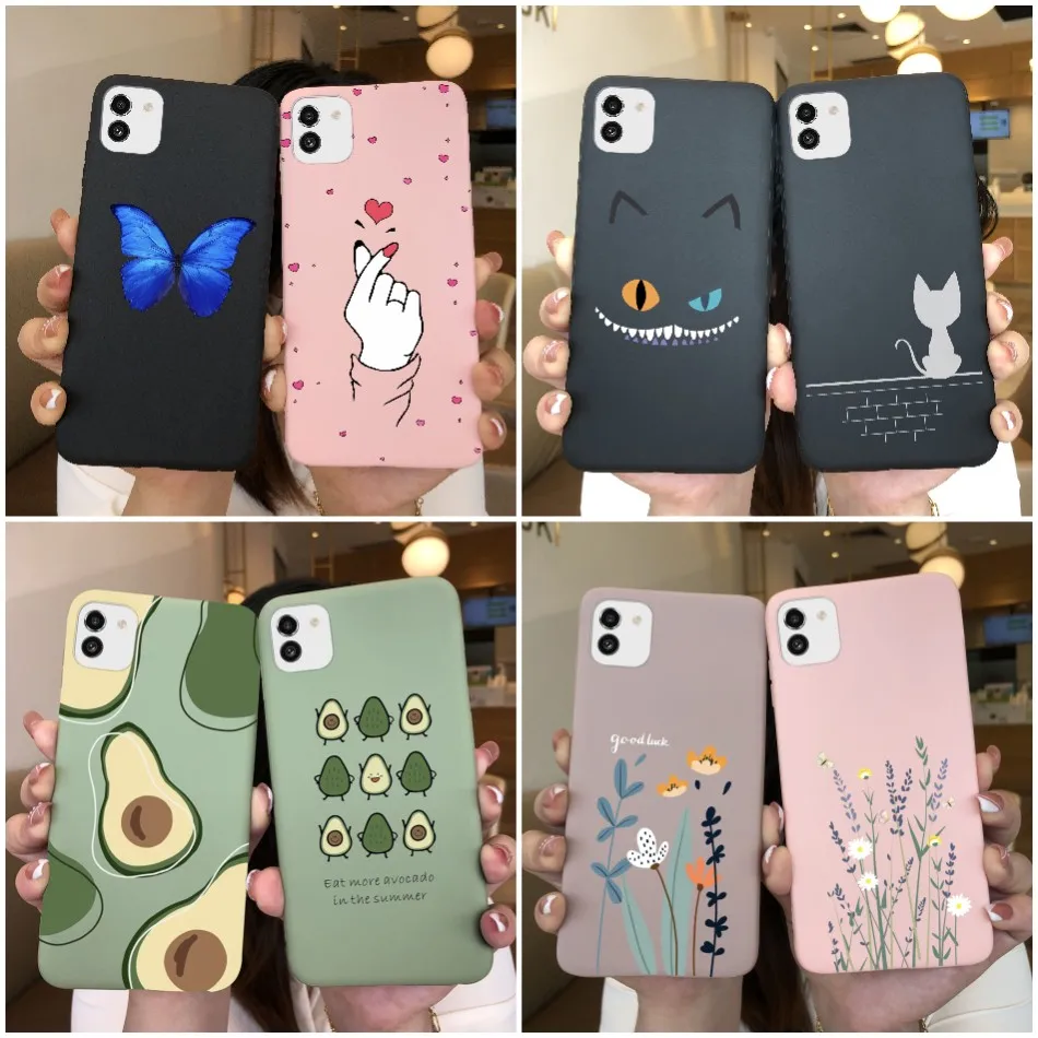 Para Samsung Galaxy A03 versión Global funda de silicona suave TPU amor corazón contraportada para Samsung A035F GalaxyA03 A 03 164MM Fundas