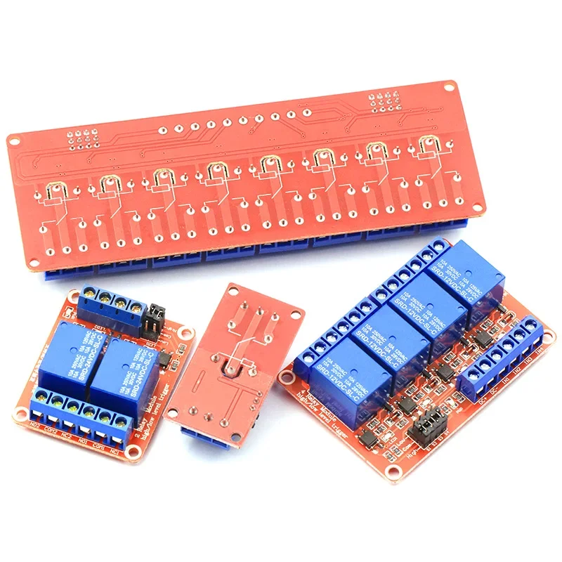 1 módulo de relé de disparo de nivel alto/bajo, 1/2/4/6/8 canales, módulo de Control inteligente 5V12V24V, con salida de aislamiento de optoacoplador - imagen 4