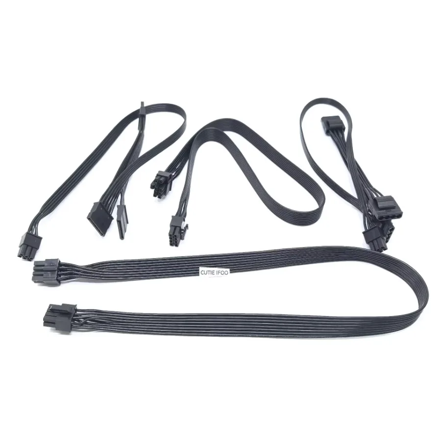 Cable de alimentación SATA IDE Molex de 8/6P a GPU8(6 + 2)pin CPU8pin(4 + 4pin) para módulo Gigabyte Zhansheng 2 P750GM P850GM P1000GM