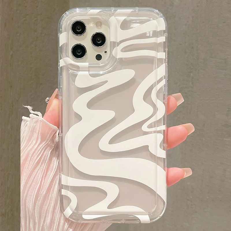 Funda de teléfono transparente con estampado de leopardo Vintage para iPhone 11 13 12 14 15 16 17 Air Pro Max 16E 8 7 Plus funda de cojín de aire transparente - imagen 5
