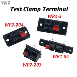 Conector de altavoz de 2 posiciones con clip de resorte