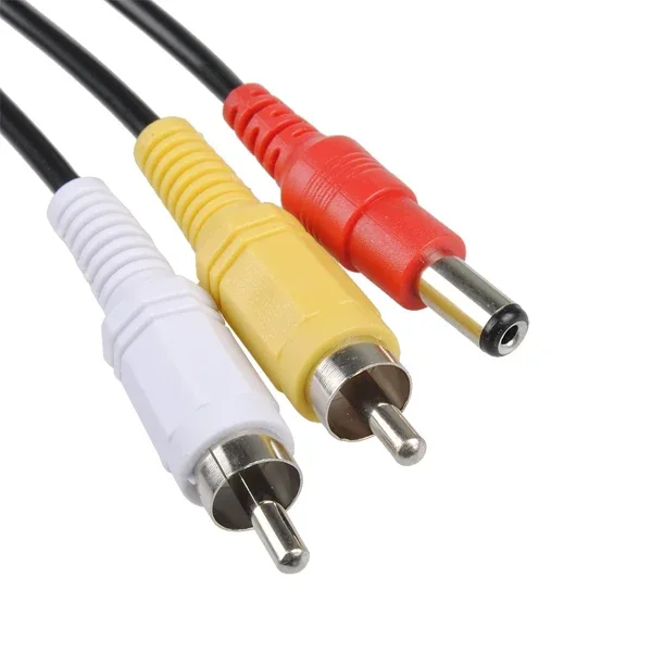 Nuevo Cable de extensión de Audio y vídeo para sistema de cámaras de seguridad CCTV 2 RCA + alimentación CC - imagen 5