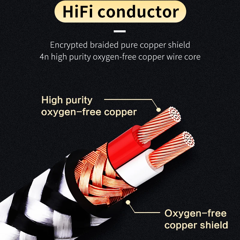 Cable Jack de 3,5mm a 2 RCA hembra a 2 RCA macho, Cable auxiliar de Audio para amplificador, TV, cine en casa, 3,5 - imagen 4
