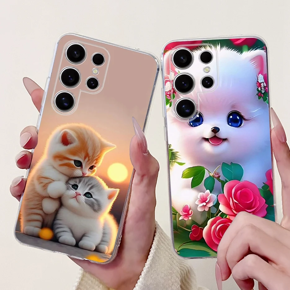 Para Samsung Galaxy S25 Ultra funda SM-S938B elegante funda pintada funda de silicona suave para Samsung S25 Plus S 25 S25 + S25Ultra bolsas - imagen 4