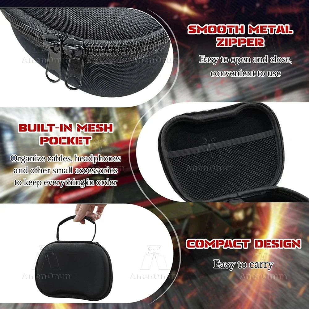 Estuche de transporte EVA para PS5,PS4,Xbox, controlador de interruptor, a prueba de golpes, antiarañazos, impermeable, Universal, bolsa de viaje portátil - imagen 3