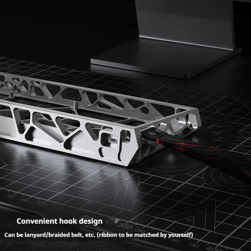 Funda para teclado Holy60 Wooting 60HE GH60, carcasa de teclado de aluminio hueca, diseños de teclas 60% para teclado para juegos Mad 60he Win60 GT60 - imagen 3