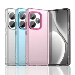 Funda Realme GT6 esmerilada mate translúcida con parachoques