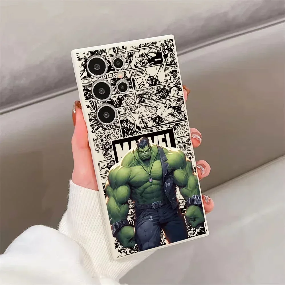 Funda de teléfono S25 Ultra Marvel Wolverine Hulk Deadpool para Samsung Galaxy S24 Ultra S23FE S22 S20 Plus A51 A54 A55 A71 A72 - imagen 4