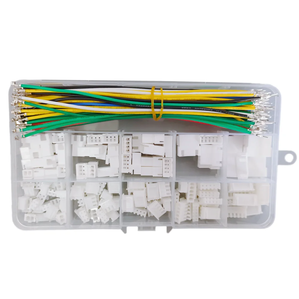 Cable de extensión macho hembra JST XH de paso de 2,54mm y Cable de silicona prensado 22AWG 2 3 4 5 6 pines carcasa Cable de extensión XH2.54 - imagen 5