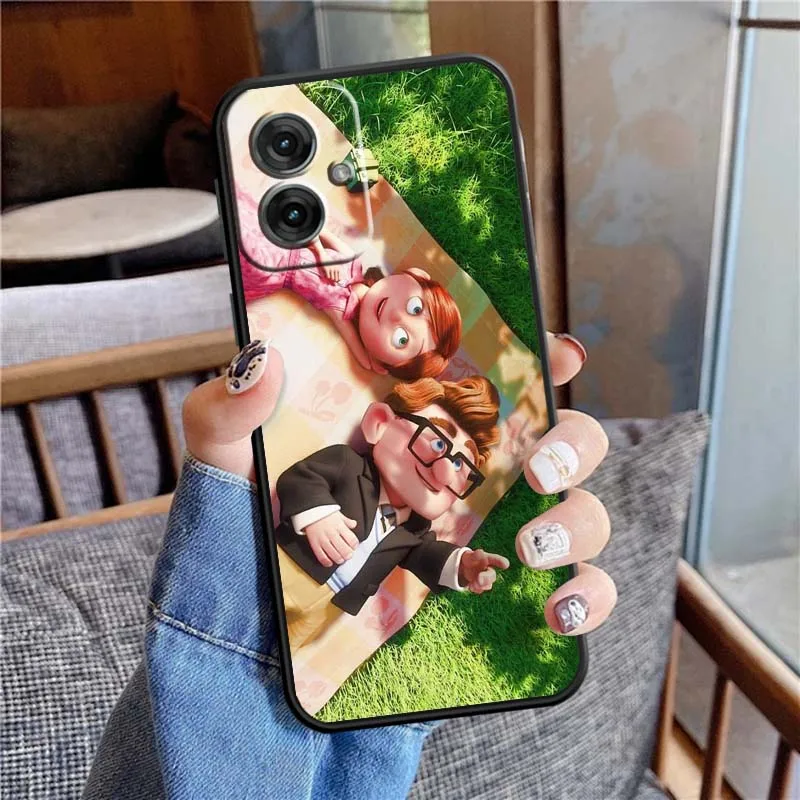 Disney Dream Travel Movie Up para Motorola G85 Edge 50 G24 G35 G14 G04 40 G72 G34 G31 G Stylus G54 G13 G32 5G funda de teléfono negra - imagen 5