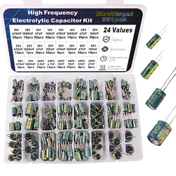 Kit de condensadores electrolíticos de aluminio de alta frecuencia