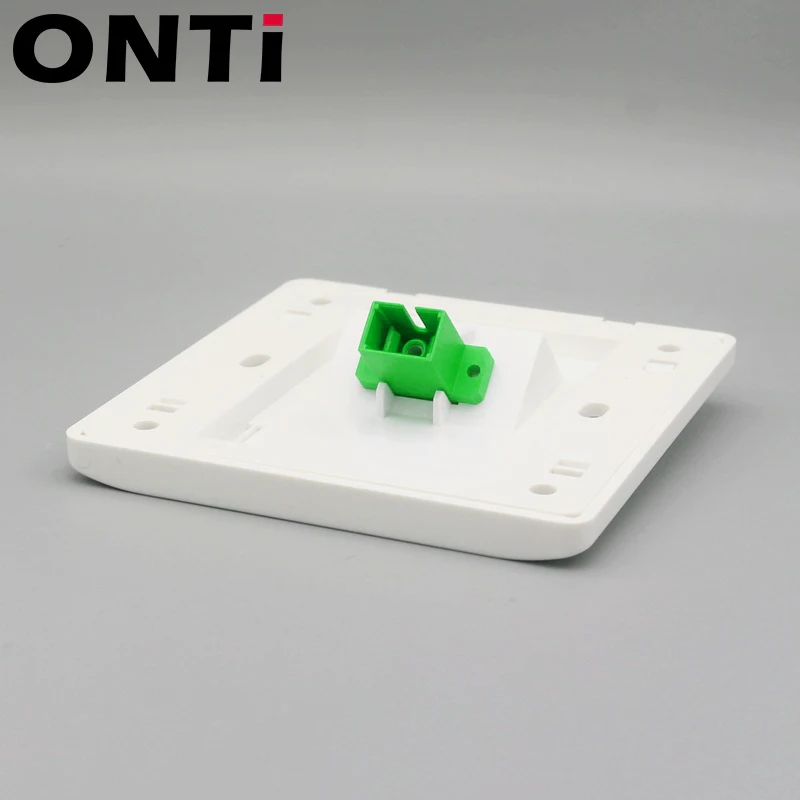 Placa de enchufe de pared de fibra ONTi, placa frontal de Panel de fibra óptica SC LC ST, enchufe de salida tipo 86, 10 unids/lote - imagen 3