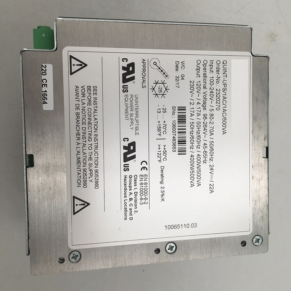 Fuente de alimentación para Phoenix QUINT-UPS/1AC/1AC/500VA 24V 2320270 - imagen 3