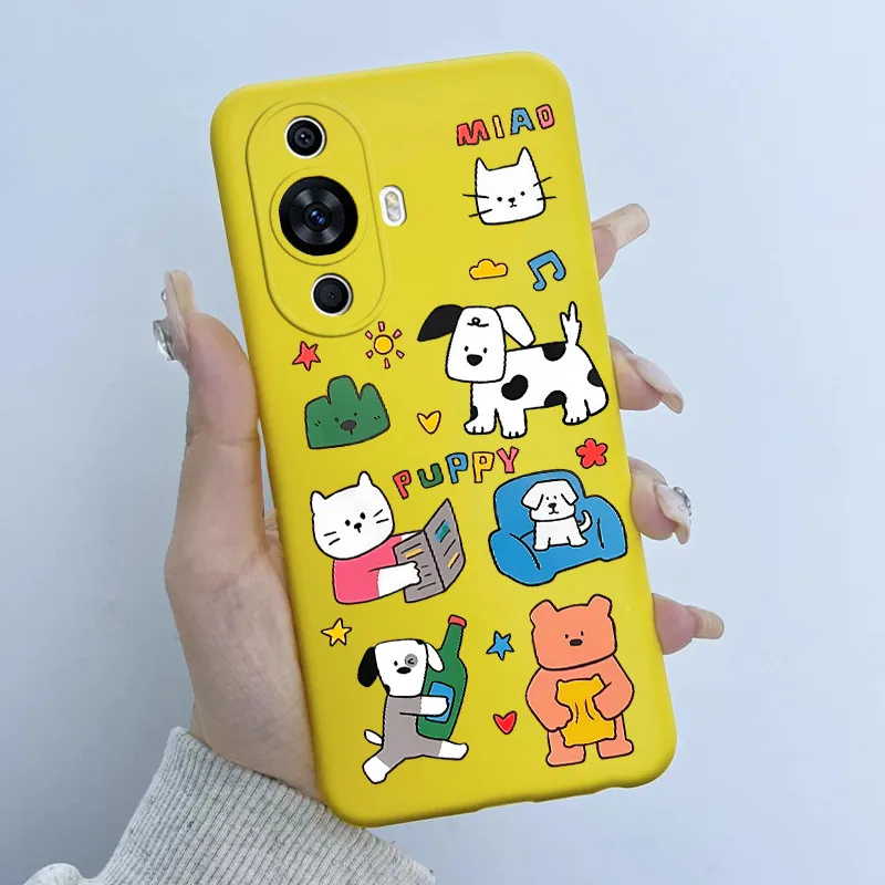 Para Huawei Nova 12s funda de silicona suave TPU lindo Panda astronauta cubierta para Huawei Nova 11 Pro Ultra Nova12S FOA-LX9 Coque Fundas - imagen 4