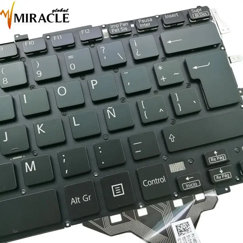 Teclado Español Latino para Sony VAIO Pro13, SVP13, SVP13A, SVP132A, SVP132, SVP132A1CT, SVP132, SVP132A16L, Notebook 9z. N9qbf 01E - imagen 3