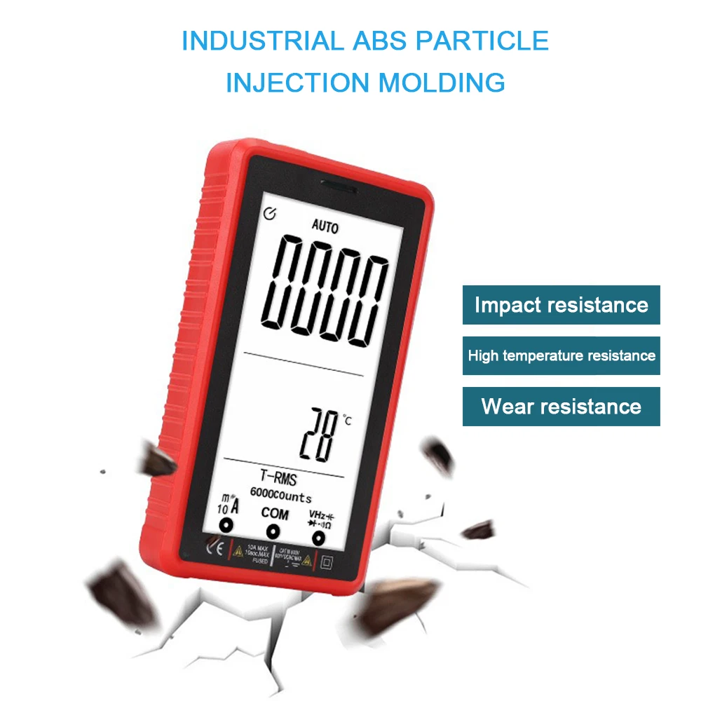 Multímetro Digital profesional LF520A, probador de voltaje sin contacto, medidor de voltaje CA/CC, pantalla LCD, probador de corriente portátil - imagen 5