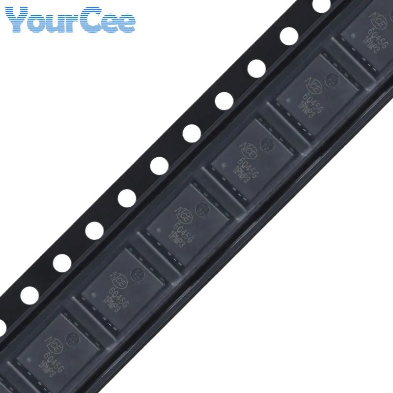 10 uds/5 uds NCE6045G DFN-8(5x6) NCE6045 6045G Canal N 60V 45A potencia mejorada MOSFET Chip Transistor de efecto de campo - imagen 5