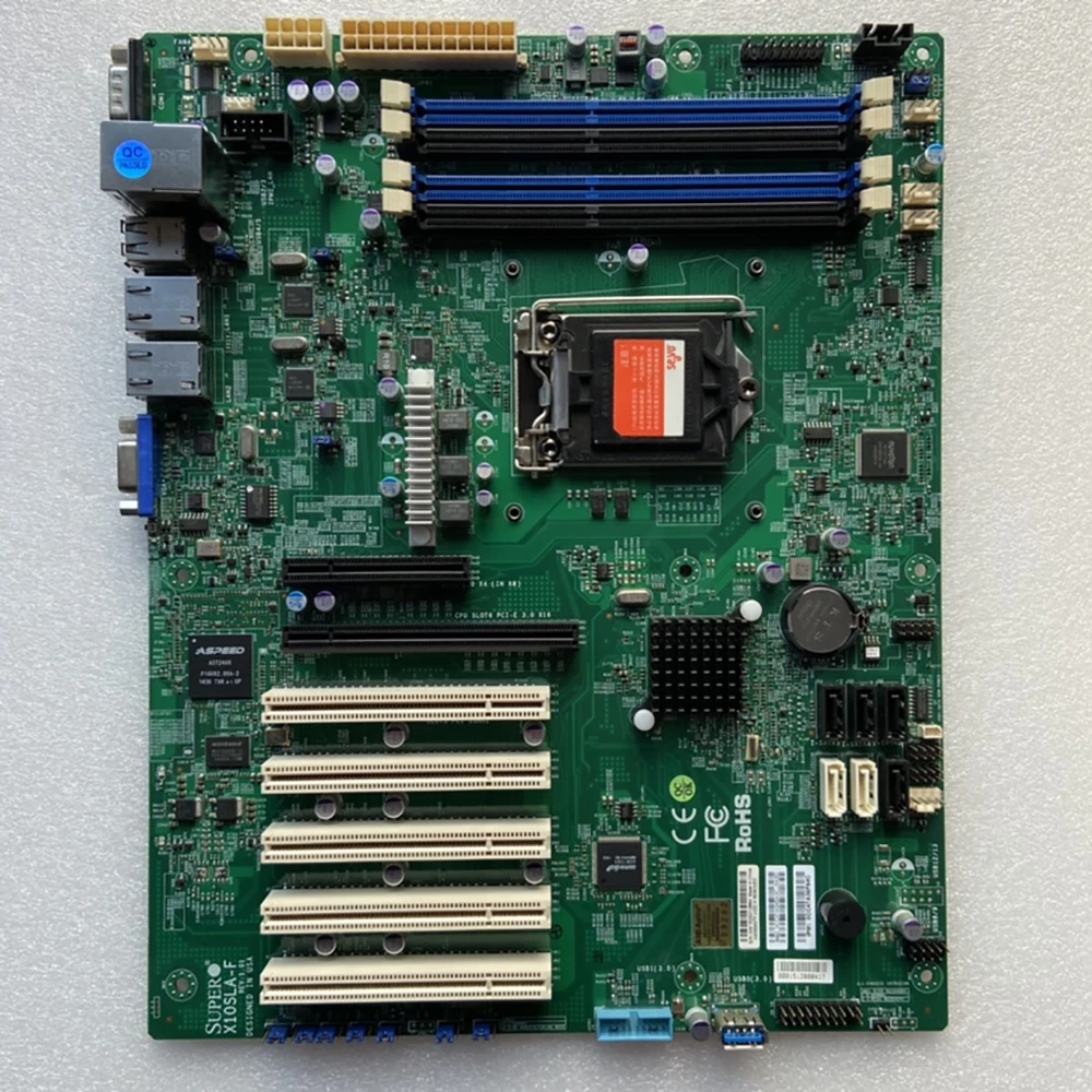 Placa base de servidor Original X10SLA-F 1150 C222 prueba perfecta buena calidad - imagen 3