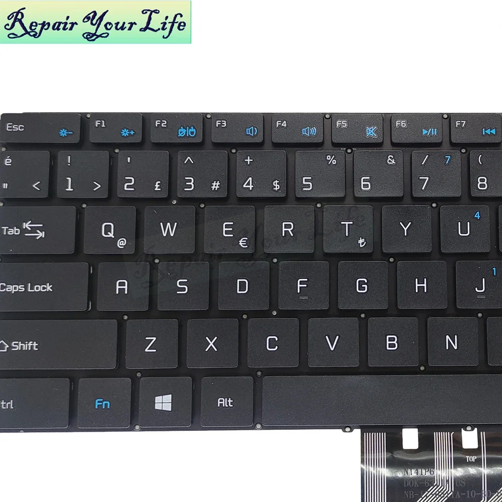 MB 3151023 XK-HS299 TR Turquía teclados de ordenador portátil para Positivo Motion C41 C41TC Casper Nirvana C350 SCDY-315-18-3 D0K-V6311A nuevo - imagen 3