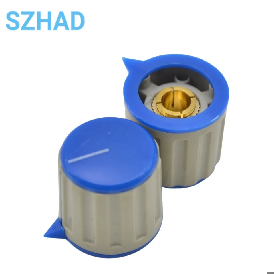 2 Pcs dentro de KN115 tipo perilla de bloqueo potenciómetro perilla perilla de plástico agujero 6MM Hatchenzhihap - imagen 3