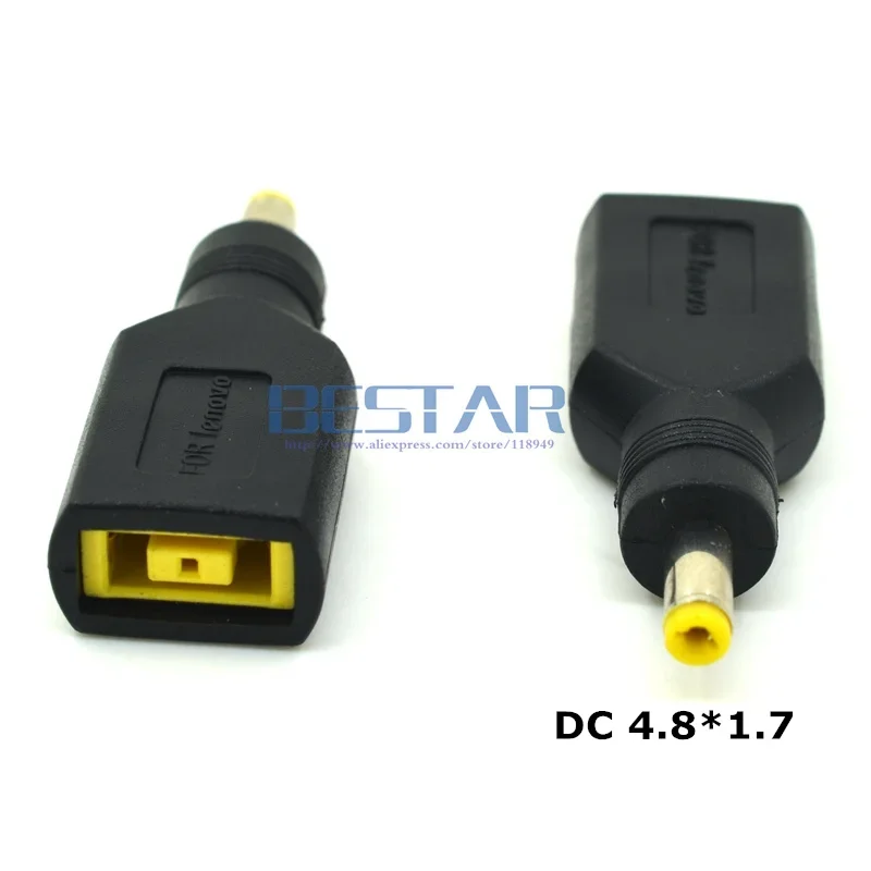 Adaptador de corriente CC a YOGA DC 4,0*1,7 Mm 4,0 1,7 y 4,8*1,7 y 5,5*2,5 Mm conector para Lenovo X1 Carbon YOGA DC JACK Square 13 - imagen 3