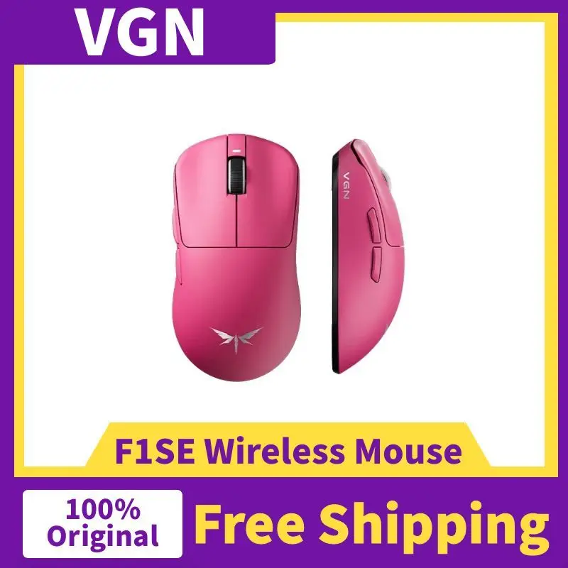 Ratón inalámbrico para juegos VGN Dragonfly F1SE 1000Hz con tres modos PAW3311 12000 DPI ratón de oficina ergonómico ligero para juegos