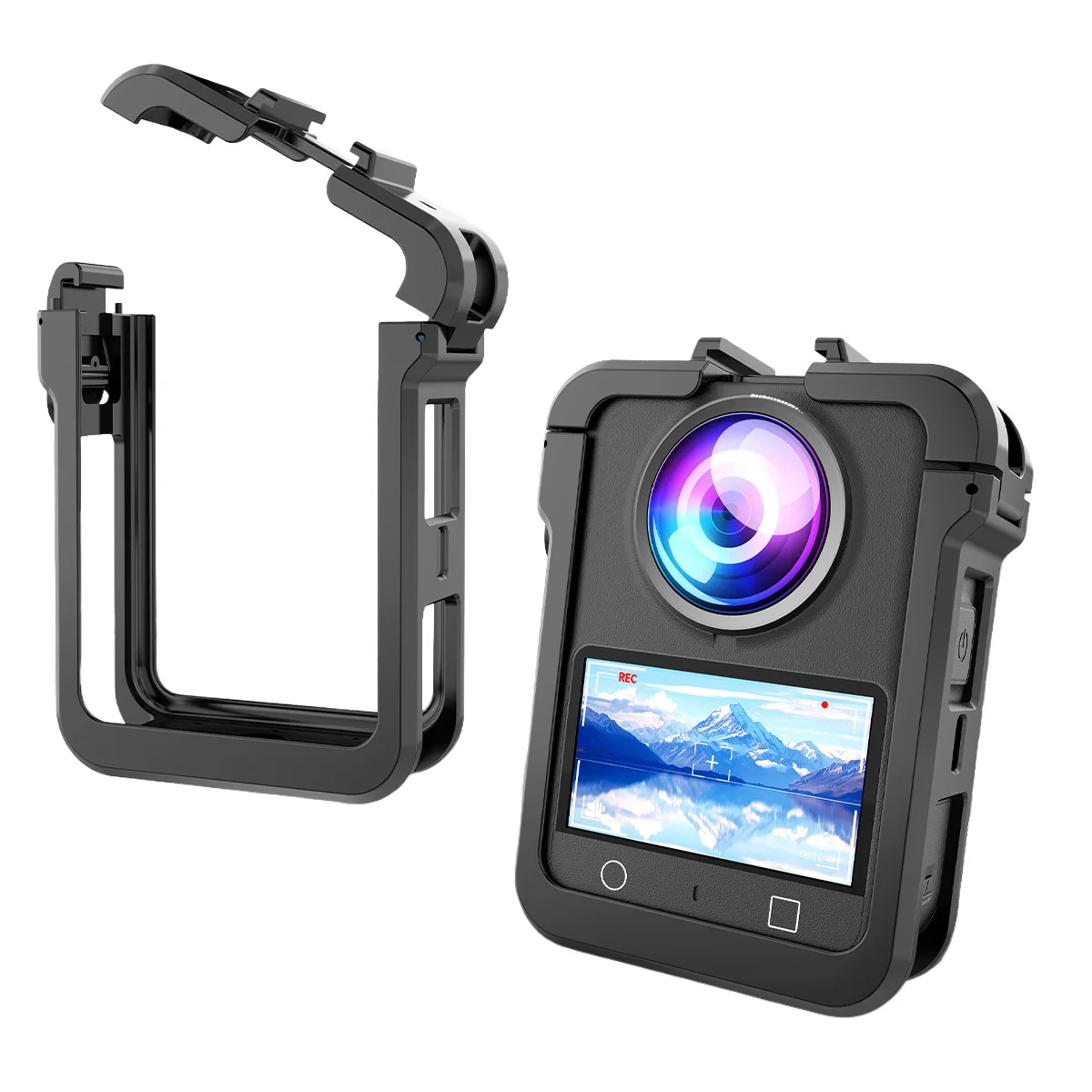 Funda protectora magnética con marco de plástico de liberación rápida para accesorios de cámara DJI OMSO 360 - imagen 2