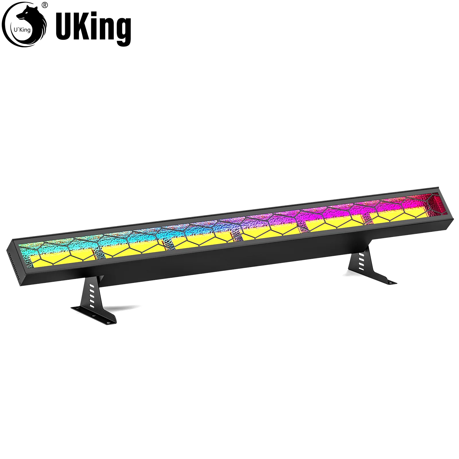 Barra de luces LED Retro U'King 420W COB 6X60W COB + 120X0,2 W RGB luz LED de escenario DMX512 luces de DJ para Fiesta de bodas al aire libre Show Club - imagen 2