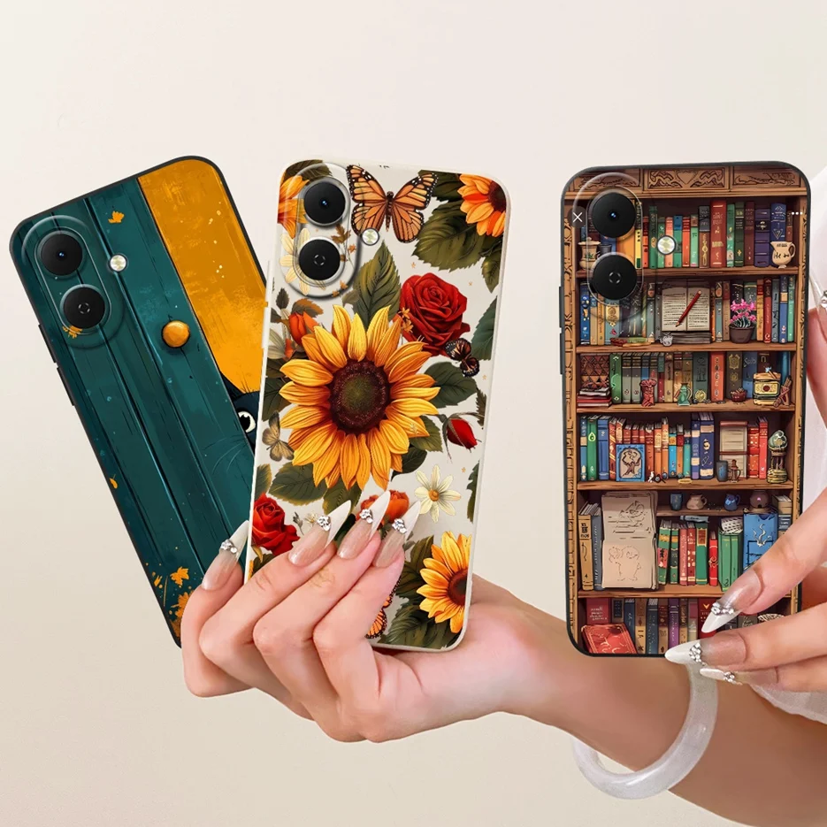 Para Tecno Spark Go 2 funda LJ7 lindo conejo cubierta de dibujos animados suave TPU mate funda de teléfono para Tecno Spark Go 2 SparkGo2 funda trasera Coque - imagen 2