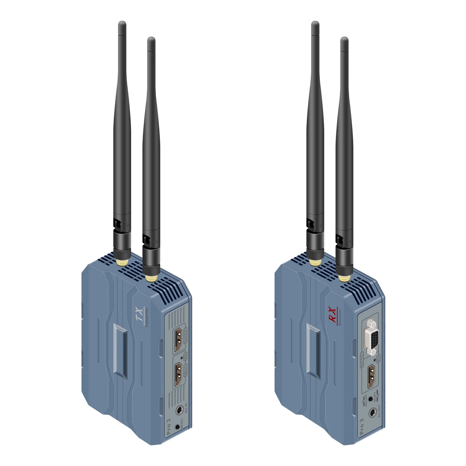 Extensor inalámbrico compatible con HDMI 4K, 250M, extensor Ethernet de 150m, receptor transmisor de Audio y vídeo VGA para cámara, portátil, PC a TV - imagen 5