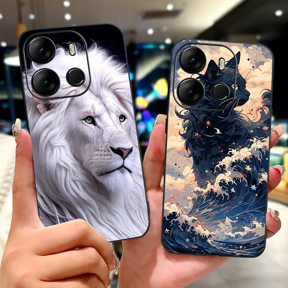 For Tecno Spark GO 2023 Case BF7n New Fashion Colorful Painted Cover Soft TPU Phone Case For Tecno Spark Go 2023 Back Cover Bags - imagen 3