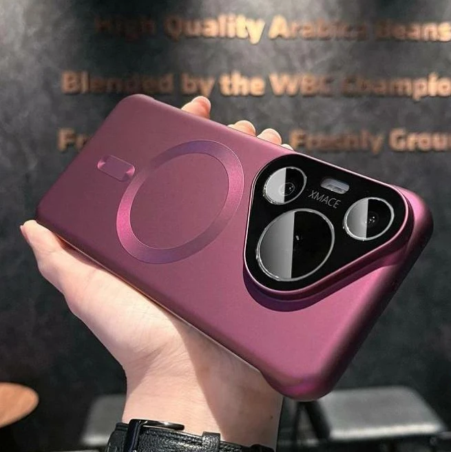 Carcasa ultrafina mate sin marco, carcasa Magsafe para Huawei Pura 70 Pro Ultra P70 Mate60, cubierta magnética de PC de refrigeración a prueba de golpes - imagen 4